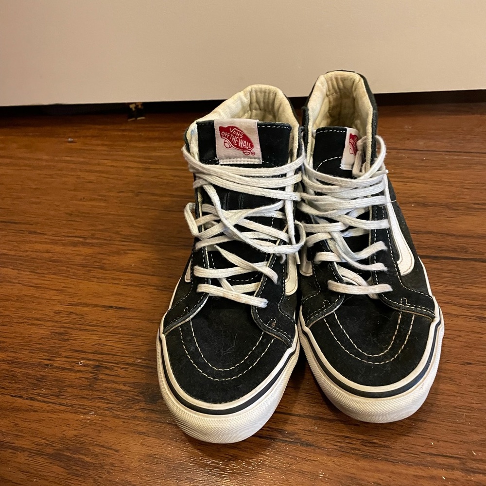 Black hightop Vans